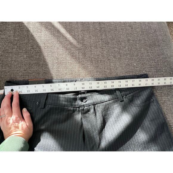 Women's Dress Pants, DKNY, XXL, Black Pinstripe, Stretch, NWT, Pull On - Picture 8 of 11